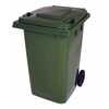 Vestil High Density Polyethylene 95 Gallon Trash Can Green
