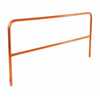 Vestil Steel Safety Railing 10 Ft. Length, Orange