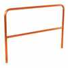 Vestil Steel Safety Railing 6 Ft. Length, Orange