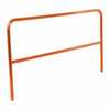 Vestil Steel Safety Railing 7 Ft. Length, Orange