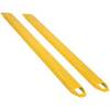 Vestil Steel Fork Extensions 5 In. x 72 In. 4,000 Lb. Cap, Yellow