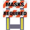 Vestil FSB-3832-OR-018 Masks Required FSB Orng