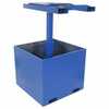 Vestil Trash Bin Compactor 4,000 lb. Filled Weight Blue, Empty