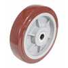 Vestil Polypropylene Wheel 10 In. x 2-1/2 In. Width Maroon
