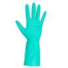 Reusable Diamond Grip Nitrile Glove, 8 Mil, Green, XS