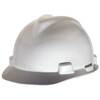 MSA V-Gard® Hard Hat Adjustable Staz-On® Suspension Slotted