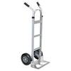 Vestil Aluminum Dual Handle Hand Truck with Hard Rubber Wheels 19 In. x 19-1/2 In. x 51-1/4 In. 500 Lb. Capacity Silver