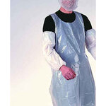 Disposable Poly Sleeves White 18 Universal Safety Zone DSWP-18-1