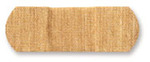 American® White Cross 1595033 Tan Fabric Bandage, 1" x 3"