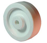 IHD Solutions White Polyolefin Wheel 6" D x 2" W
