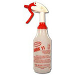 Red 32 Ounce Spray Bottle with Trigger