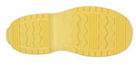 Rocky Brands 11994 Servus Unisex Plain Toe Yellow PVC Overshoe, 4"