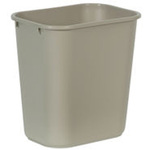 Rubbermaid RCP295600 Deskside Wastebasket, 28-1/8-Quart