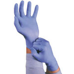 Blue Vinyl Lightly Powdered Disposable Gloves, 5-Mil