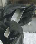 Hot Oil Heat Resistant Neoprene Fryer®Gloves Black Jersey Liner 935