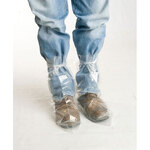 Boot Cover, Polyethylene, Clear, Tie Top, 2X-Large