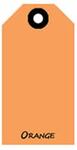 Blank Tag, Coated Sulfite, Orange, 4-3/4 in, 2-3/8 in, 1000 per Box|5 Boxes per Carton