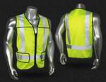 Radians® RadWear LHV-5-PC-ZR Lime Green Breakaway Safety Vest