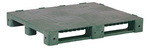 KitBin® PNH2001GRN Solid Deck Pallet, 48 L x 40 W in, Green