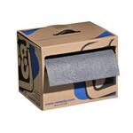 Pigalog®, Absorbent Mat Roll, Polypropylene, 9.8 gal, Gray, 150 ft, 15 in, Oil|Coolants|Solvents and Water, 1 Roll per Box