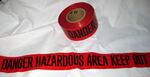 Danger Hazardous Material Do Not Enter Barricade Tape Red 3" x 1000'