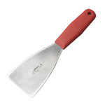 Hillbrush® MSC3R Red Handle Stainless Steel Putty Knife 3