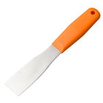 Hillbrush® MSC3/38T Orange Handle Stainless Steel Putty Knife 1.5