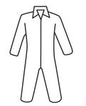 West Chester U1100 White Polypropylene Disposable Coveralls
