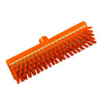 Hill Brush B770REST Orange Stiff Resin-Set Deck Scrub Brush 12