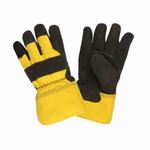 Split Cowhide Leather Palm Gloves Rubberized Cuff Cordova 7460