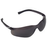 Safety Glasses, Polycarbonate, Gray, Anti-Fog Scratch-Resistant, Framed, Blue