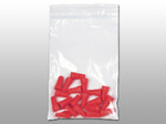 Resealable Bag, Zip Lock / Seal Top, 12 x 15 in, Low Density Polyethylene, Clear