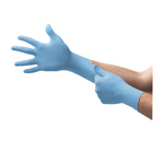 Touch N Tuff 92-616 Blue Textured Nitrile Disposable Gloves Powder-Free
