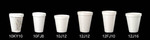Dart®, Cold and Hot Cup, White, Polystyrene Foam, 12 oz, 25 per Bag|1000 per Case