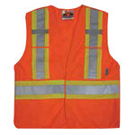 Viking U6125O 5-Point Tear Away Safety Vest, Class 2, Orange