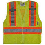 Viking® U6135G Five Point Tear Away Lime Safety Vest