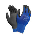 Ansell® HyFlex® 11-618 Dark Blue Polyurethane Coated Nylon Gloves