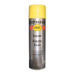 Enamel Spray Paint, Aerosol Can, Safety Yellow, 15 oz