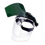 Sellstrom MF DP4 Clear Face Shield and Headgear, Anti-Fog