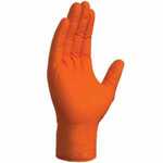 14 mil Orange Latex Glove w/ Textured Grip and Beaded Cuff
