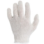Cotton/Poly String Economy Knit Gloves, Natural Colored