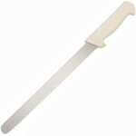 12" Wavy Edge Slicing Knife With Value Grip Handle White