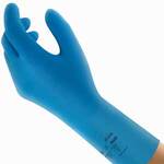 Ansell 37-310 AlphaTec Blue Nitrile Food-Processing Gloves 8mil