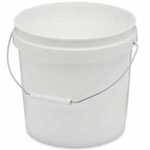 2-Gallon Round Plastic Buckets