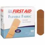 American White Cross 15-0033 Sterile Fabric Adhesive Bandages, Tan