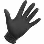 Eagle Protect 1110 Diamond-Textured Nitrile Gloves, Black