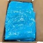 Flex-Pack LLDPE Tote Bin Cover, Blue Tint, 31.5" X 35.82" X 1.3 mil