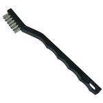 Gordon Brush 578470 Utility Brush, Stainless Steel Bristles, Black, 7 in