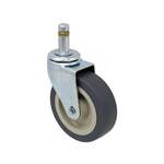 Replacement Caster for 23763 Dolly 7/16 in Stem Diameter Black and Gray