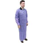 Malt Ind. MCPE-60P-EW Processing Gown with Elastic Wrists, Purple 60"